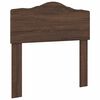 vidaXL Cabecero Roble Marr&oacute;n Madera de ingenier&iacute;a