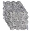 vidaXL Baldosas de Mosaico Gris Claro 30 x 30 cm M&aacute;rmol
