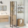 vidaXL Mueble de Cuarto de Ba&ntilde;o con estante Sonoma 33 x 33 x 185,5 cm
