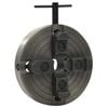 vidaXL Mandril madera 4 mordazas con conexi&oacute;n M33 acero negro 150x63mm