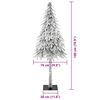 vidaXL Árbol de Navidad con 300 LED con soporte 180 cm PE y Acero