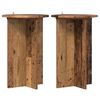 vidaXL Soporte de plantas 2 uds. Madera envejecida &Oslash;40 x 60 cm