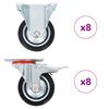 vidaXL Ruedas 16 unidades 75 mm
