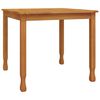 vidaXL Mesa de comedor de jardín madera maciza de teca 85x85x75 cm