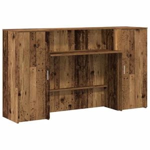 vidaXL Mostrador de recepci&oacute;n madera vieja 180x50x103,5 cm