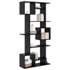 vidaXL Librer&iacute;a Roble Negro 92 x 29 x 188 cm Madera de ingenier&iacute;a