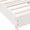 vidaXL Estructura de cama sin colch&oacute;n madera de pino blanca 90x200 cm