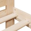 vidaXL Estructura de cama sin colch&oacute;n madera de pino maciza 120x200 cm