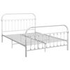 vidaXL Estructura de cama sin colch&oacute;n metal blanco 140x200 cm