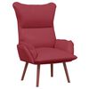 vidaXL sillón Rojo vino 69 x 74 x 93 cm Cuero artificial
