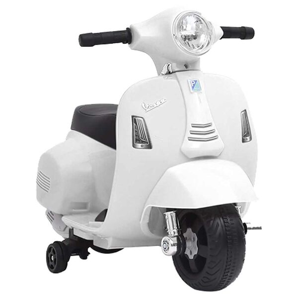 vidaXL Motocicleta el&eacute;ctrica de juguete Vespa GTS300 blanco