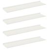 vidaXL Estante flotante 4 pcs 80 x 18 x 2,5 cm Acero