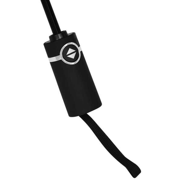 vidaXL Paraguas plegable autom&aacute;tico negro 104 cm
