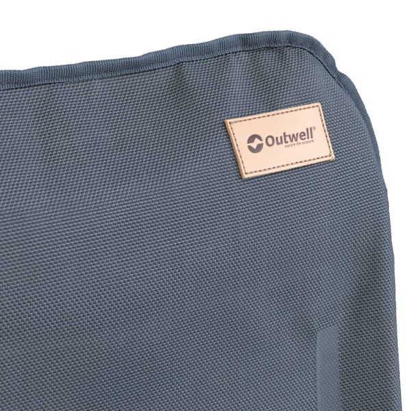 Outwell Silla reclinable de camping Cromer azul océano