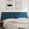 vidaXL Cabecero de cama acolchado Hanko terciopelo azul 180 cm