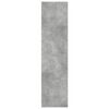 vidaXL Armario de madera contrachapada gris hormig&oacute;n 50x50x200 cm