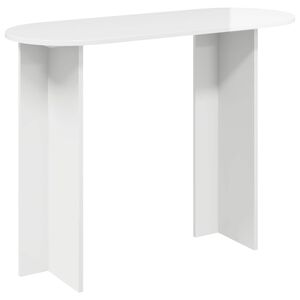 vidaXL Mesa Consola Brillante 100 x 39,5 x 75 cm Madera de Ingenier&iacute;a