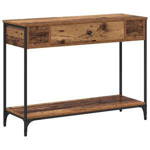 vidaXL Mesa Consola Otro Madera vieja 100 x 34.5 x 75 cm