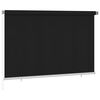 vidaXL Persiana enrollable de exterior 220x140 cm negro