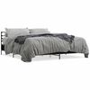 vidaXL Estructura de cama madera de ingenier&iacute;a y metal negro 180x200cm
