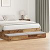 vidaXL Cajones de cama con caj&oacute;n Madera vieja 160 x 36,5 x 16,5 cm