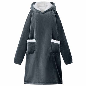 vidaXL Sudadera manta Azul marino M Forro Polar y Franela