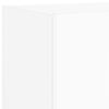 vidaXL Muebles de TV de pared con luces LED 2 uds blanco 80x35x31 cm