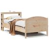 vidaXL Estructura de cama sin colch&oacute;n madera maciza pino 75x190 cm