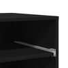 vidaXL Soporte para impresora con ruedas negro 60x48x74 cm