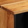 vidaXL Aparador Natural 80 x 33,5 x 75 cm Madera de Acacia S&oacute;lida