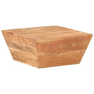 vidaXL Mesa de centro forma de V madera maciza de acacia 66x66x30 cm