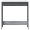 vidaXL Mesa alta de bar madera ingeniería gris Sonoma 102x50x103,5 cm