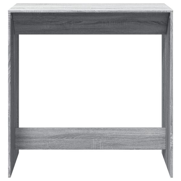 vidaXL Mesa alta de bar madera ingeniería gris Sonoma 102x50x103,5 cm