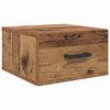 vidaXL Armario de Noche Madera vieja 35 x 35 x 20 cm