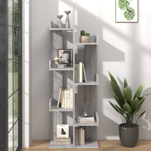 vidaXL Estanter&iacute;a madera contrachapada gris Sonoma 48x25,5x140 cm