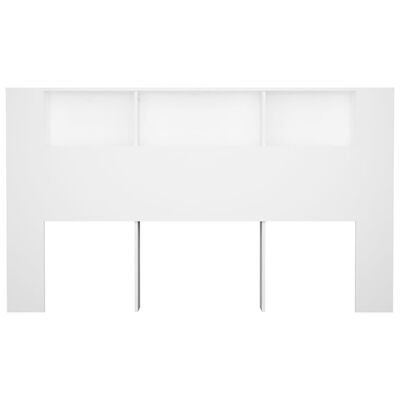 vidaXL Mueble cabecero blanco 180x18,5x104,5 cm