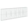 vidaXL Cesta de gaviones con cubierta hierro galvanizado 600x50x200 cm
