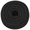 vidaXL Cuerda de barco polipropileno negro intenso 14 mm 100 m
