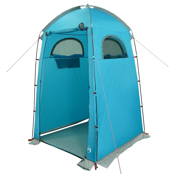 vidaXL Tienda de ducha impermeable azul