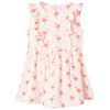 vidaXL Vestido infantil con volantes rosa suave 92