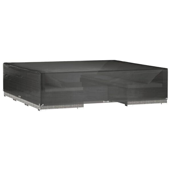 vidaXL Funda para muebles de jard&iacute;n 16 ojales cuadrada 240x240x55 cm