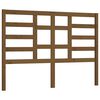 vidaXL Cabecero de cama madera maciza de pino marr&oacute;n miel 146x4x104 cm