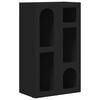 vidaXL Aparador ELST Negro 59 x 35 x 100,5 cm Madera de ingenier&iacute;a