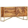 vidaXL Aparador de madera maciza de acacia 118x30x60 cm