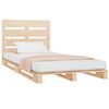 vidaXL Estructura de cama sin colch&oacute;n madera maciza pino 75x190 cm