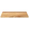 vidaXL Tablero de mesa rectangular madera maciza mango 70x60x2,5 cm