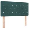 vidaXL Cama tipo Box Spring Verde oscuro 100 x 200 cm Terciopelo