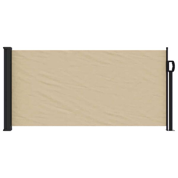 vidaXL Toldo lateral retr&aacute;ctil beige 100x300 cm