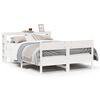 vidaXL Estructura de cama sin colchón madera de pino blanca 150x200 cm