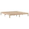 vidaXL Estructura de cama con cabecero madera maciza de pino 200x200cm